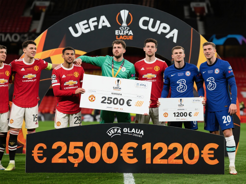 欧联与欧协联奖金揭晓:曼联揽2500万欧,切尔西获1200万欧 欧洲足联为旗下赛事设置了详细的奖金分配机